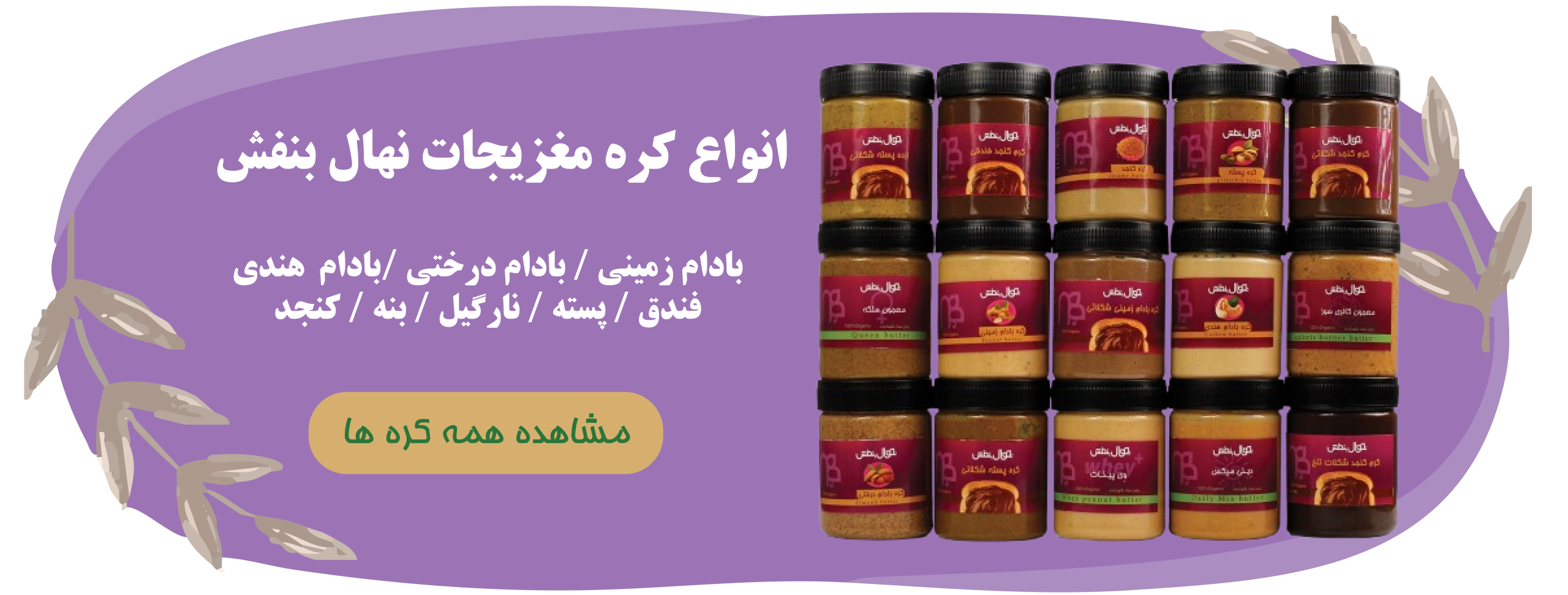 مشاهده انواع کره های نهال بنفش